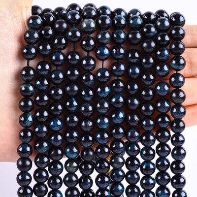 8mm μελάνι Μπλε μάτι τίγρης πετράδι ροζ κρυστάλλινη πέτρα χάντρες για την κατασκευή κοσμημάτων