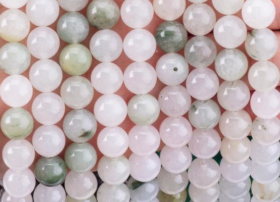 Tian Shan Green Jade Round Bead φυσικό κρύσταλλο πετράδι διαφόρων μεγεθών χάντρες χαλαρές κλωστές χάντρες για DIY κατασκευή κοσμημάτων