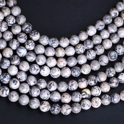 8mm φυσικό χάρτη πέτρα πετράδια πετράδια θεραπευτική κρυστάλλινη πέτρα χάντρες για κατασκευή κοσμημάτων