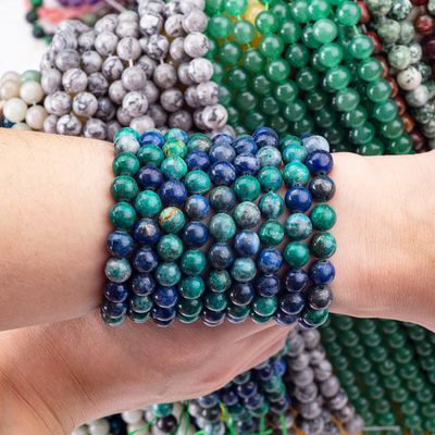 8 χιλιοστών χρωματιστά Lapis Lazuli gemstone χάντρες θεραπευτικές χάντρες κρυστάλλων χάντρες για την κατασκευή κοσμημάτων