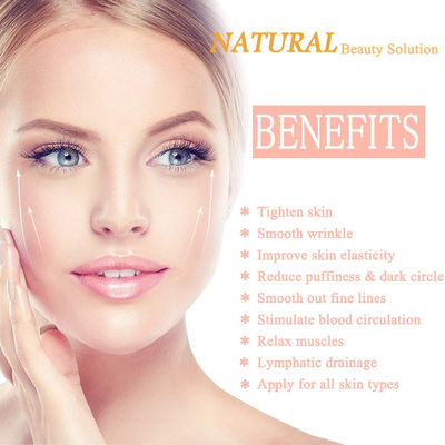 Χεριζόμενο Bule Dot Stone Crystal Jade Face Roller για πρησμένα μάτια