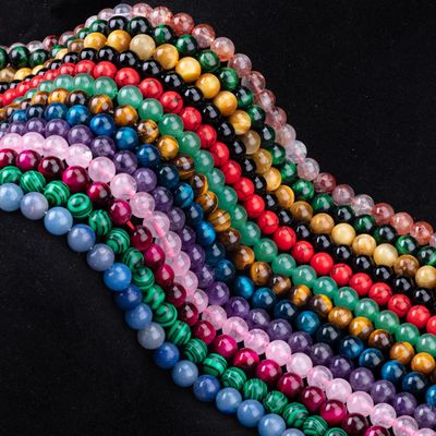 8mm Clear Moss Agate Gemstone Beads Healing Crystal Stone Beads για την κατασκευή κοσμημάτων
