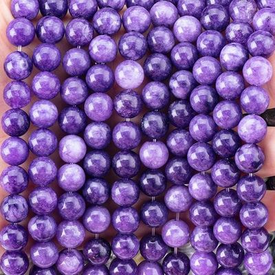 8mm υψηλής ποιότητας διαυγές Violet Galaxy Agate πετράδια από πολύτιμη πέτρα θεραπευτική κρυστάλλινη πέτρα για την κατασκευή κοσμημάτων
