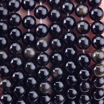 8mm Χρυσή Οψιδιανή Πετράδια Χρυσόπετρα Χρυσόπετρα Χρυσόπετρα Χρυσόπετρα για την κατασκευή κοσμημάτων