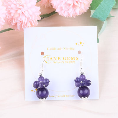 8MM Πιόλεμα Γάτα Μάτι χειροποίητο DIY Μασέλια Dangle λουλούδι σκουλαρίκι μοναδικό σχέδιο σκουλαρίκι για καθημερινή χρήση