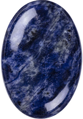 Φυσικό γυαλισμένο Sodalite Palm Stone Sodalite Pocket Gemstone Sodalite Worry Stone Για ανακούφιση από το στρες Διακόσμηση σπιτιού
