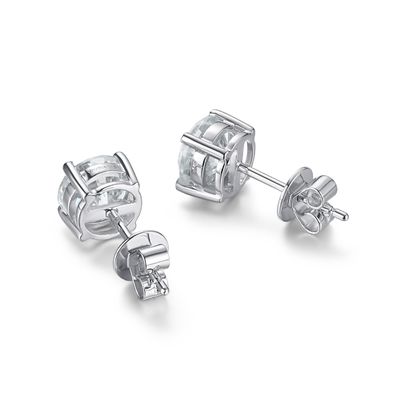 Χρυσό 18k Moissanite Διαμαντένιο κουδουνάκι σκουλαρίκια Λευκό χρυσό Υποστήριξη Προσαρμογή