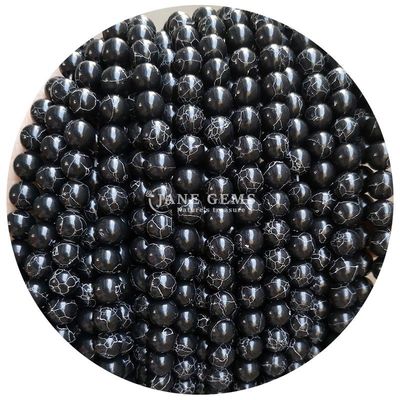 Χονδρικό Howlite στρογγυλή πέτρα χαλαρά μαργαριτάρια τουρκουάζ χαλαρά μαργαριτάρια στρογγυλά μαργαριτάρια διαχωριστικά για την κατασκευή κοσμημάτων