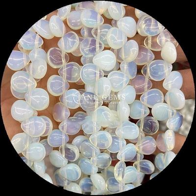 Μαλαχίτης Διαυγές Κουάρτζ Gem Bead Φυσικό Κρυστάλλινο Νερό Drop σχήμα πέτρα Loose Bead Strands Για βραχιόλια