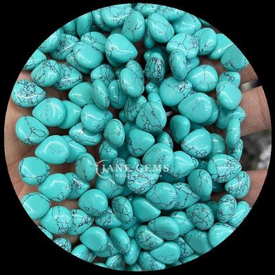 Μαλαχίτης Διαυγές Κουάρτζ Gem Bead Φυσικό Κρυστάλλινο Νερό Drop σχήμα πέτρα Loose Bead Strands Για βραχιόλια