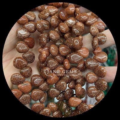 Ινδική Αγάτη Τοπάζ Gem Bead Φυσικό Κρυστάλλινο Νερό Drop σχήμα πέτρα Loose Bead Strands Για βραχιόλια