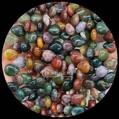 Ινδική Αγάτη Τοπάζ Gem Bead Φυσικό Κρυστάλλινο Νερό Drop σχήμα πέτρα Loose Bead Strands Για βραχιόλια