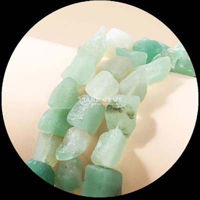 Φθοριούχο Αμαζονίτη Gem Bead φυσικό κρύσταλλο πρώτης ύλης ακατέργαστης πέτρας χαλαρές ίνες από χάντρες για βραχιόλια