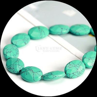 Φαινομενικά οβάλ σχήμα gem bead φυσικό κρυστάλλινο οπαλίτη μπλε κουκίδα πέτρα χαλαρές κηλίδες χάντρες για βραχιόλια