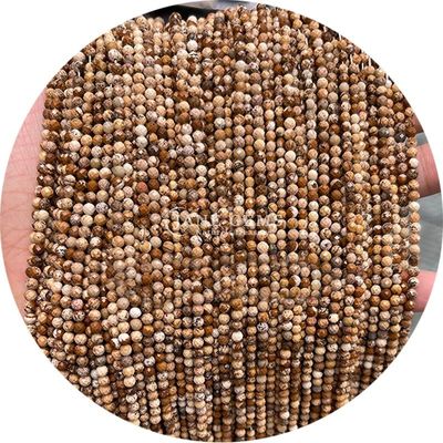 Αργυροσίδηρο φυσικό κρύσταλλο στρογγυλό DIY πέτρα χαλαρά μαργαριτάρια για βραχιόλι κολιέ κατασκευή κοσμημάτων