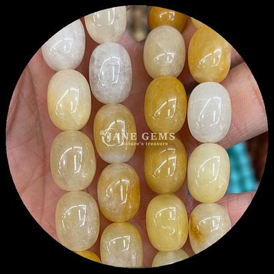 Αξιομήχανα Χάντρες Howlite Opalite Φυσικό Κρυστάλλινο Αξιομήχανο Βαρέλι Σχήμα Χαλαρές κηλίδες χάντρες για κατασκευή κοσμημάτων