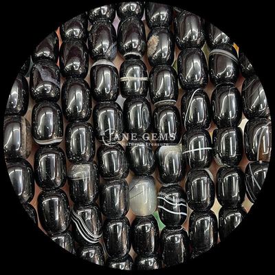 Αξιομήχανα Χάντρες Howlite Opalite Φυσικό Κρυστάλλινο Αξιομήχανο Βαρέλι Σχήμα Χαλαρές κηλίδες χάντρες για κατασκευή κοσμημάτων
