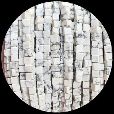 Τετράγωνο σχήμα Howlite Lapis Lazuli Χαλαρές ράβδοι από χάντρες για κατασκευή κοσμημάτων DIY