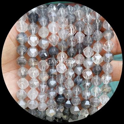 Πλαίσιο Natural Gemstone Beads in Vibrant Multicolor Αργυρόβατο Κουάρτς Ακουαμάρινο Loose Strands Beads for DIY Jewelry