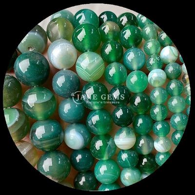 Πετράδι 8mm Χάντρες Αγάτης Ποικίλες Χάντρες Πράσινη Αγάτη Καρνελιάνα Καφέ Αγάτης Χαλαρές Χάντρες Χάντρες για DIY