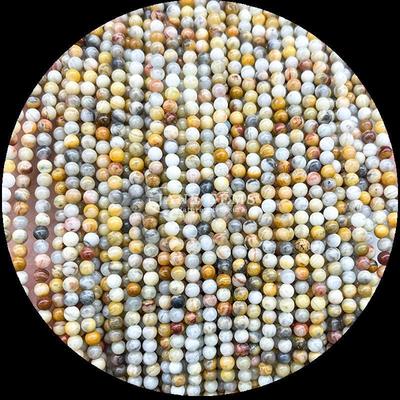 Τεχνική Λουστρωμένο πετράδι στρογγυλό σχήμα κήπος Κουάρτζι Χαλαρές κηρονομικές κηρονομίες για εξαιρετικά σχέδια κοσμημάτων